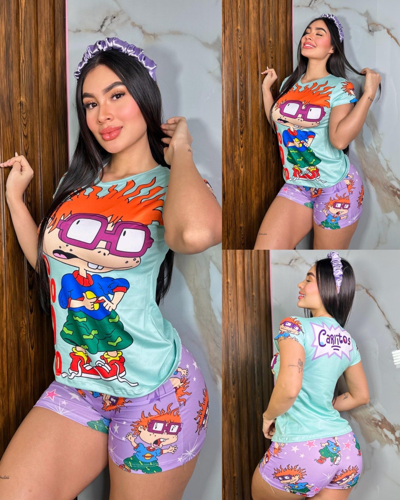 LM PAJAMA SHORT SLEEVE T-SHIRT AND SHORTS