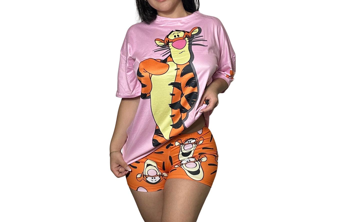 LM PAJAMA OVERSIZE T-SHIRT AND SHORTS