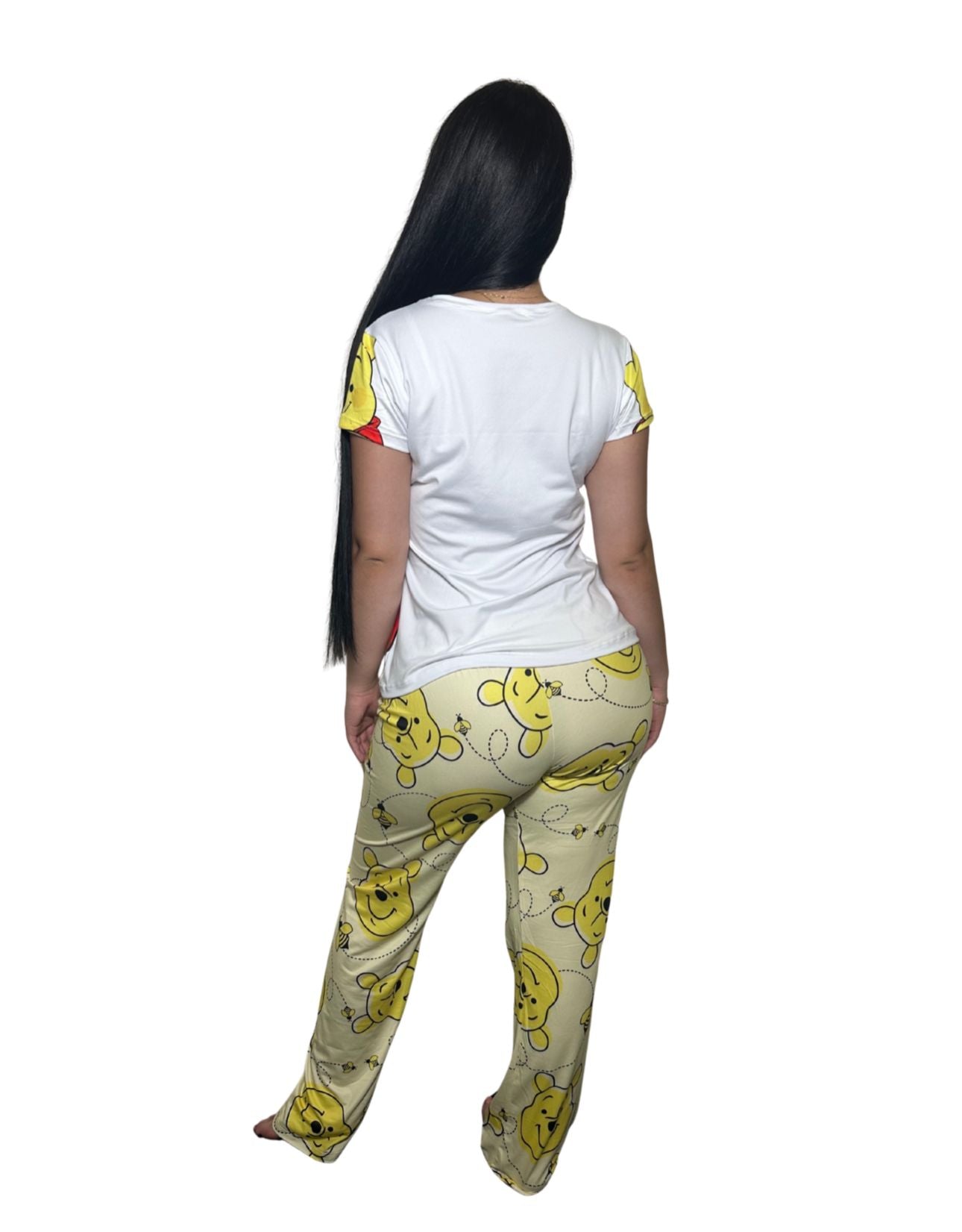 LM PAJAMA SHORTSLEEVE AND LONG PANTS YELLOW BEAR