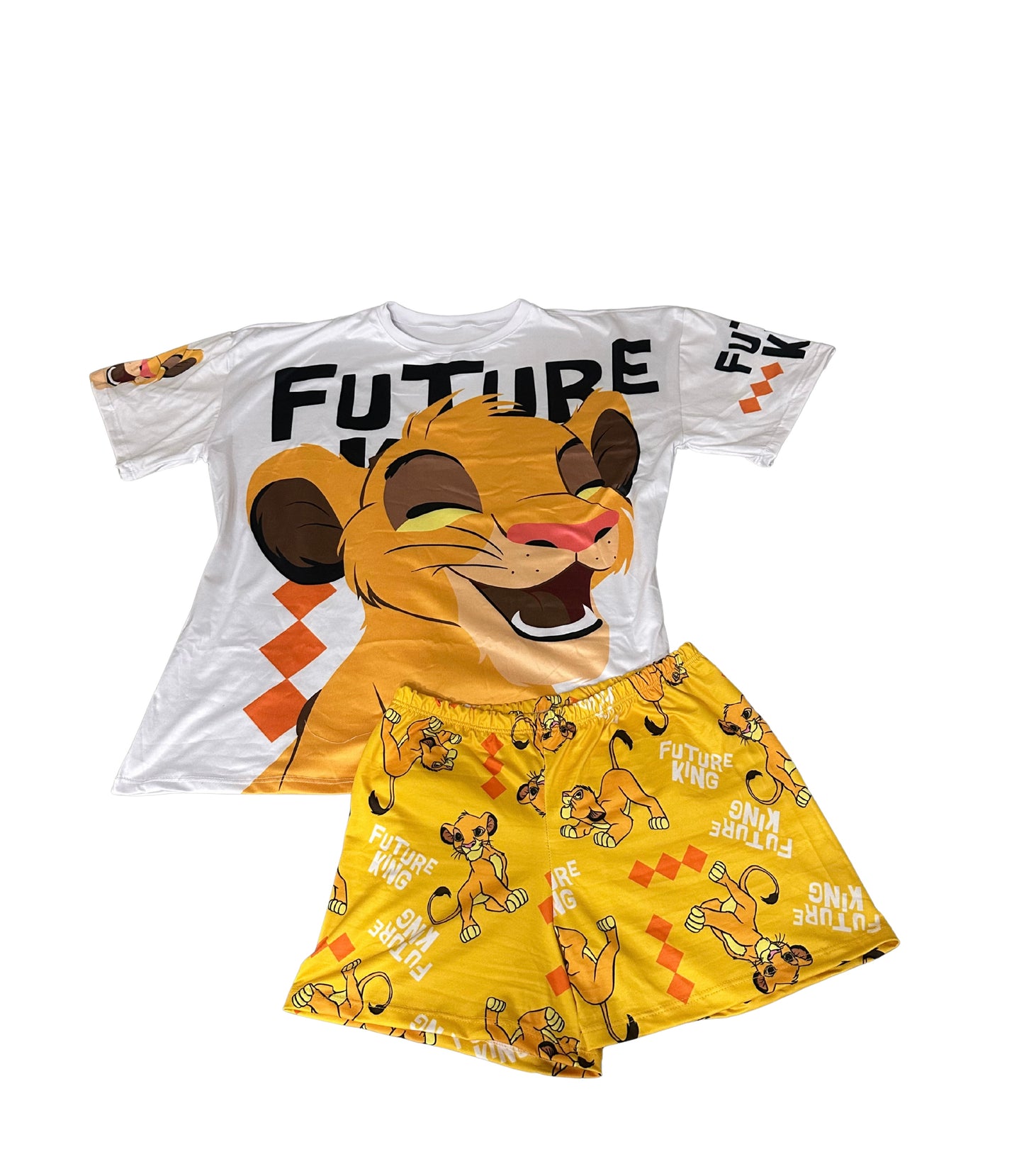 LM PAJAMA OVERSIZE T-SHIRT AND SHORTS