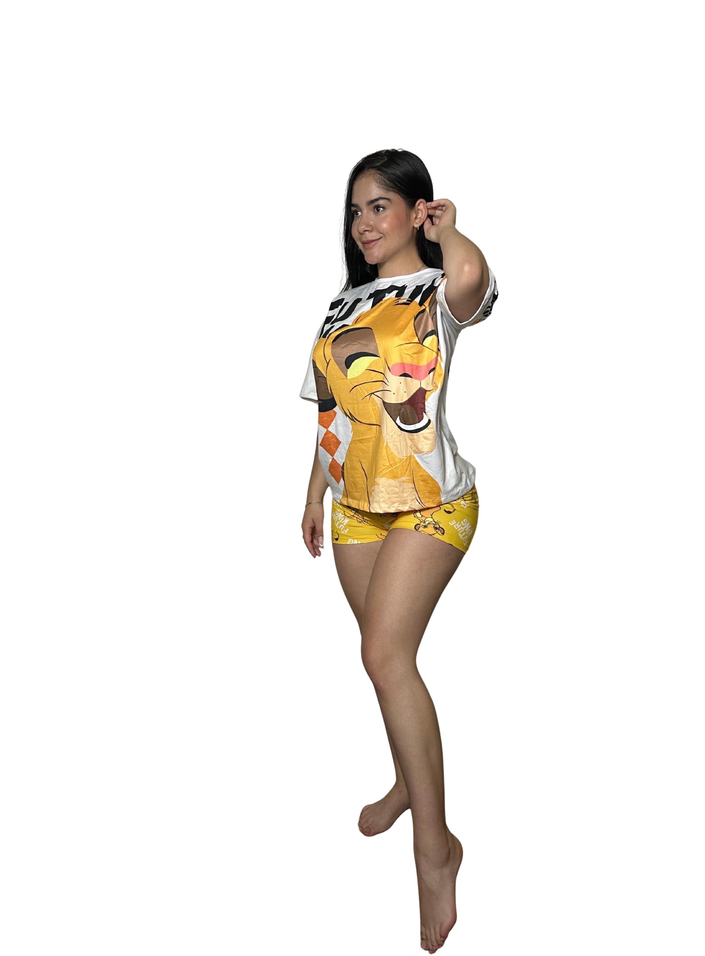 LM PAJAMA OVERSIZE T-SHIRT AND SHORTS