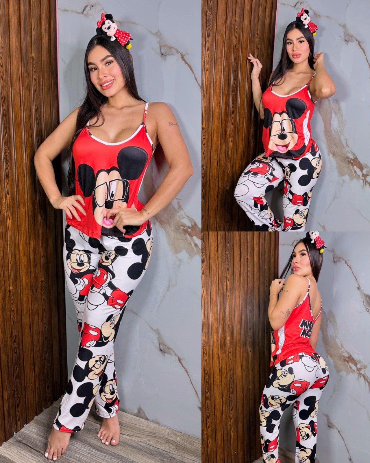 LM PAJAMA SLEEVELESS TOP AND LONG PANT