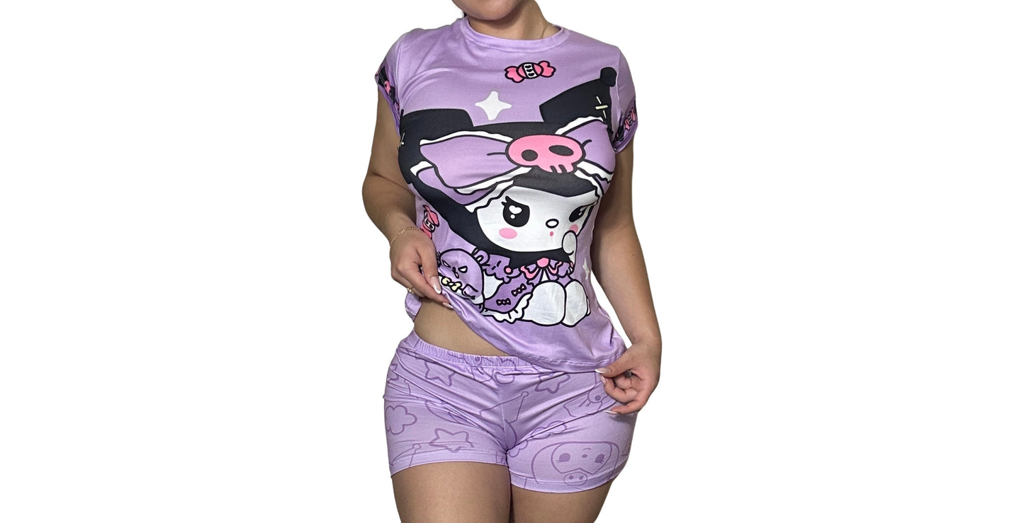 LM PAJAMA SHORT SLEEVE T-SHIRT AND SHORTS